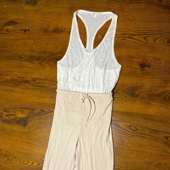 🌷 Spiritual Gangster 🌷 Drawstring Ribbed Bottom Jumpsuit NWOT - Picture 2 of 9